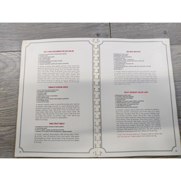 Vintage Farberware Electronic Blender #284 Manual Recipe Book-Cookbook - Picture 13 of 13